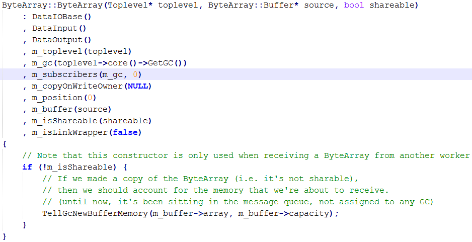 Copy Constructor with Workers